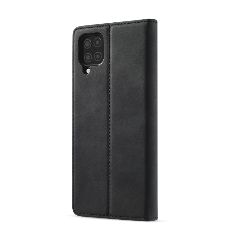 Custodia portafoglio in pelle PU e TPU per Samsung Galaxy A12