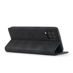 Custodia portafoglio in pelle PU e TPU per Samsung Galaxy A12