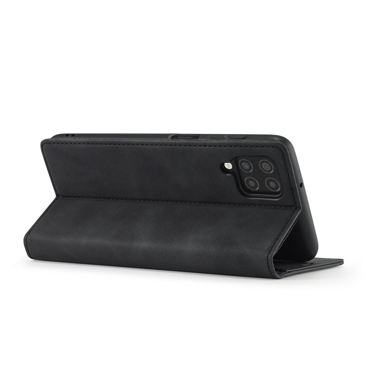 Custodia portafoglio in pelle PU e TPU per Samsung Galaxy A12
