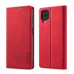 Custodia portafoglio in pelle PU e TPU per Samsung Galaxy A12