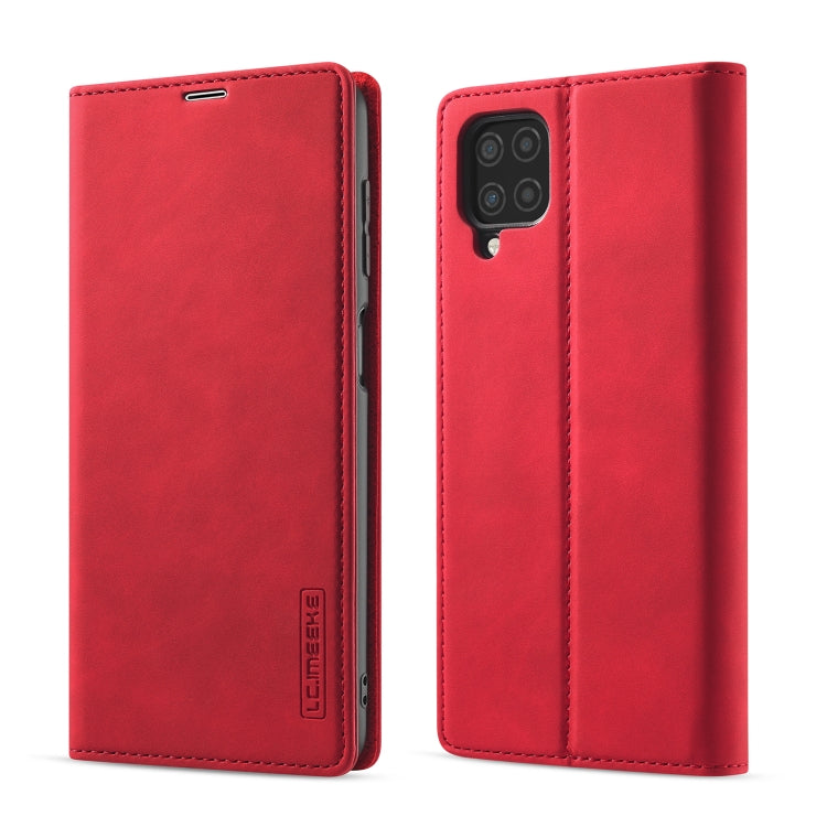 Custodia portafoglio in pelle PU e TPU per Samsung Galaxy A12