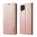 Custodia portafoglio in pelle PU e TPU per Samsung Galaxy A12
