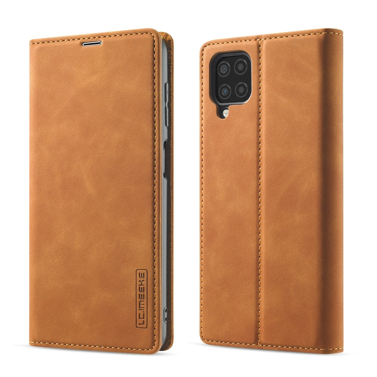Custodia portafoglio in pelle PU e TPU per Samsung Galaxy A12