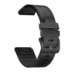 Cinturino di ricambio per cinturino di ricambio in silicone + pelle a sgancio rapido, For Garmin Fenix 6, For Garmin Fenix 6X