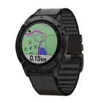 Cinturino di ricambio per cinturino di ricambio in silicone + pelle a sgancio rapido, For Garmin Fenix 6, For Garmin Fenix 6X