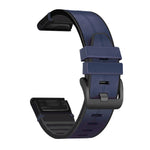 Cinturino di ricambio per cinturino di ricambio in silicone + pelle a sgancio rapido, For Garmin Fenix 6, For Garmin Fenix 6X