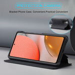 Custodia portafoglio in pelle con slot carte per Samsung Galaxy S