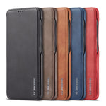 Custodia portafoglio in pelle con slot carte per Samsung Galaxy S