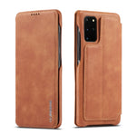 Custodia portafoglio in pelle con slot carte per Samsung Galaxy S