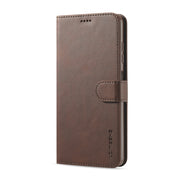 LC.IMEEKE Custodia in pelle a vibrazione orizzontale con struttura in vitello con supporto, slot per schede e portafoglio, For Xiaomi Poco X3 NFC