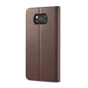 LC.IMEEKE Custodia in pelle a vibrazione orizzontale con struttura in vitello con supporto, slot per schede e portafoglio, For Xiaomi Poco X3 NFC