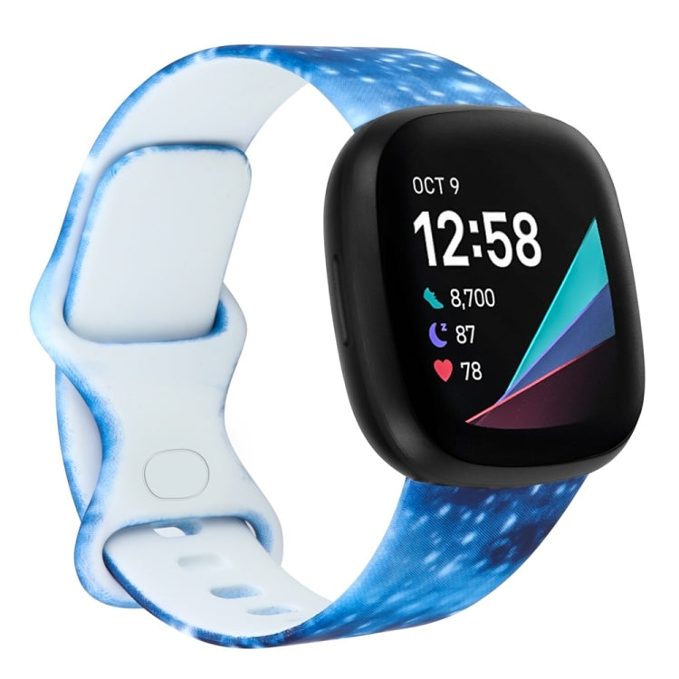 Per Fitbit Versa 3 stampa cinturino cinturino di ricambio, S