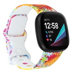 Per Fitbit Versa 3 stampa cinturino cinturino di ricambio, S