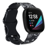 Per Fitbit Versa 3 stampa cinturino cinturino di ricambio, S
