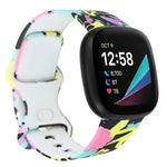 Per Fitbit Versa 3 stampa cinturino cinturino di ricambio, S