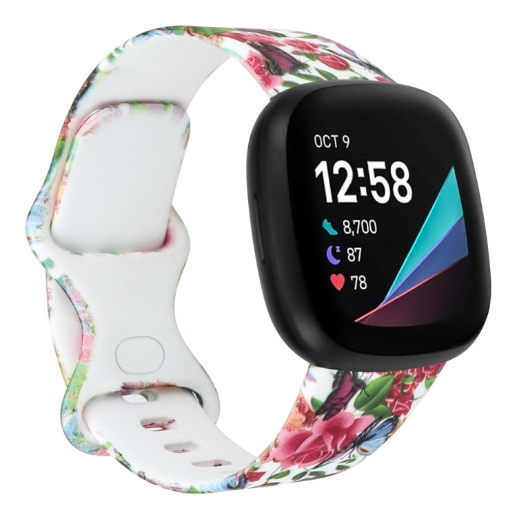 Per Fitbit Versa 3 stampa cinturino cinturino di ricambio, S