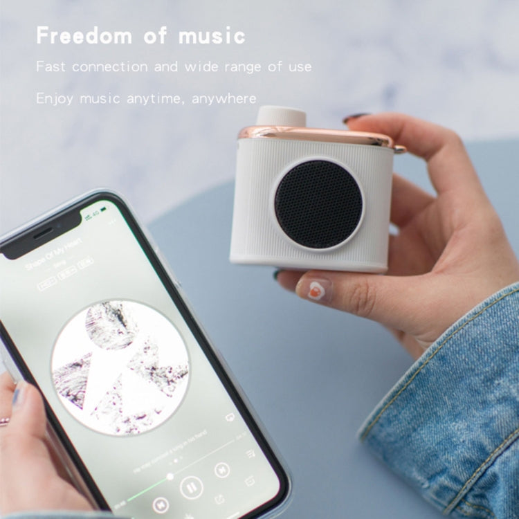 Altoparlante Bluetooth 3W a Forma di Fotocamera con Cordino