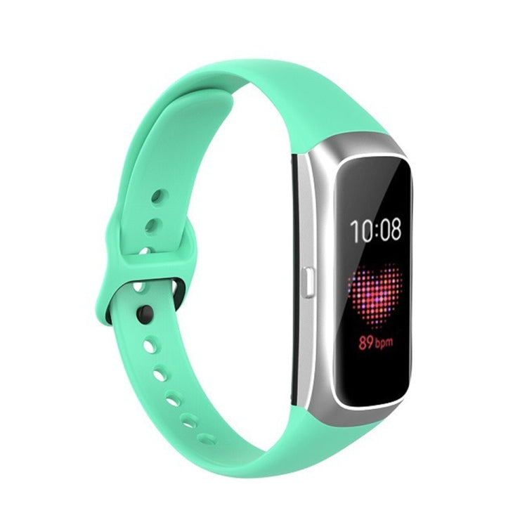 Per Samsung Galaxy Fit SM-R370 Cinturino di ricambio per cinturino con fibbia nera in acciaio al silicone