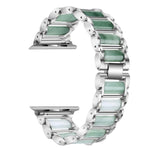 Cinturino per orologio in acciaio inossidabile color smeraldo, For Apple Watch Ultra 49mm / Series 8&7 45mm / SE 2&6&SE&5&4 44mm / 3&2&1 42mm, For Apple Watch Series 8&7 41mm / SE 2&6&SE&5&4 40mm / 3&2&1 38mm                                            ...