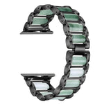 Cinturino per orologio in acciaio inossidabile color smeraldo, For Apple Watch Ultra 49mm / Series 8&7 45mm / SE 2&6&SE&5&4 44mm / 3&2&1 42mm, For Apple Watch Series 8&7 41mm / SE 2&6&SE&5&4 40mm / 3&2&1 38mm                                            ...
