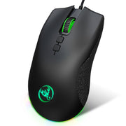 Mouse da gioco meccanico leggero HXSJ A883 a 7 tasti 6400 DPI RGB