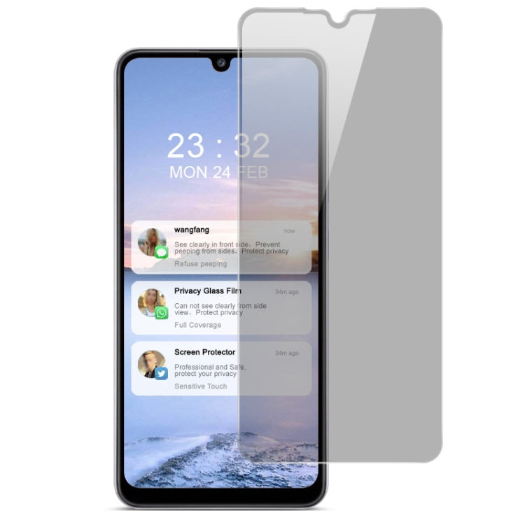Pellicola protettiva in vetro temperato anti-spia IMAK HD, For Samsung Galaxy A32 4G (European Version)