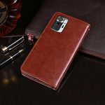 Custodia portafoglio in pelle PU per Xiaomi Redmi Note 10 Pro