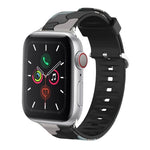Cinturino dell'orologio sostituibile in silicone, For Apple Watch Series 8&7 41mm / SE 2&6&SE&5&4 40mm / 3&2&1 38mm, For Apple Watch Series 7 45mm / 6 & SE & 5 & 4 44mm / 3 & 2 & 1 42mm, For Apple Watch Series 7 41mm / 6 & SE & 5 & 4 40mm / 3 & 2 & 1 38mm