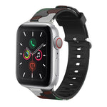 Cinturino dell'orologio sostituibile in silicone, For Apple Watch Ultra 49mm / Series 8&7 45mm / SE 2&6&SE&5&4 44mm / 3&2&1 42mm