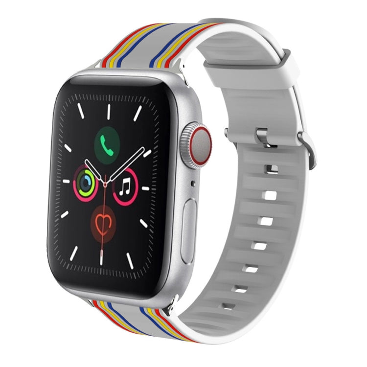 Cinturino dell'orologio sostituibile in silicone, For Apple Watch Ultra 49mm / Series 8&7 45mm / SE 2&6&SE&5&4 44mm / 3&2&1 42mm
