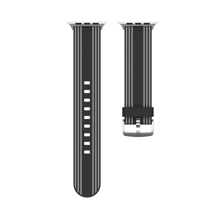 Cinturino dell'orologio sostituibile in silicone, For Apple Watch Series 8&7 41mm / SE 2&6&SE&5&4 40mm / 3&2&1 38mm, For Apple Watch Series 7 45mm / 6 & SE & 5 & 4 44mm / 3 & 2 & 1 42mm, For Apple Watch Series 7 41mm / 6 & SE & 5 & 4 40mm / 3 & 2 & 1 38mm