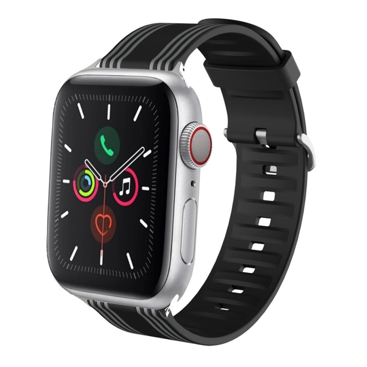 Cinturino dell'orologio sostituibile in silicone, For Apple Watch Series 8&7 41mm / SE 2&6&SE&5&4 40mm / 3&2&1 38mm, For Apple Watch Series 7 45mm / 6 & SE & 5 & 4 44mm / 3 & 2 & 1 42mm, For Apple Watch Series 7 41mm / 6 & SE & 5 & 4 40mm / 3 & 2 & 1 38mm