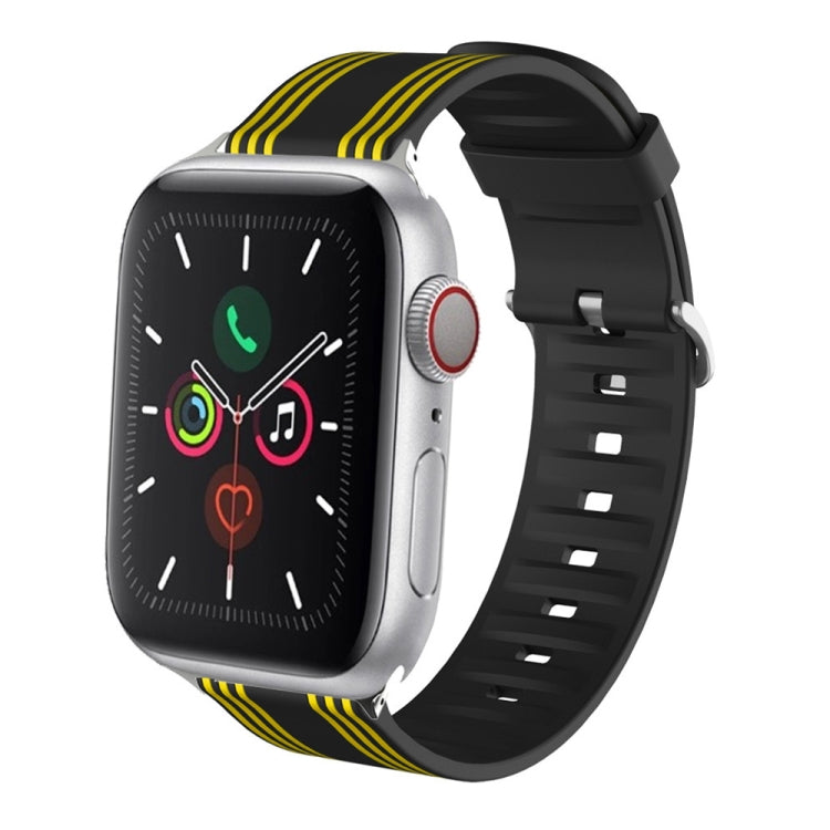 Cinturino dell'orologio sostituibile in silicone, For Apple Watch Series 8&7 41mm / SE 2&6&SE&5&4 40mm / 3&2&1 38mm, For Apple Watch Series 7 45mm / 6 & SE & 5 & 4 44mm / 3 & 2 & 1 42mm, For Apple Watch Series 7 41mm / 6 & SE & 5 & 4 40mm / 3 & 2 & 1 38mm