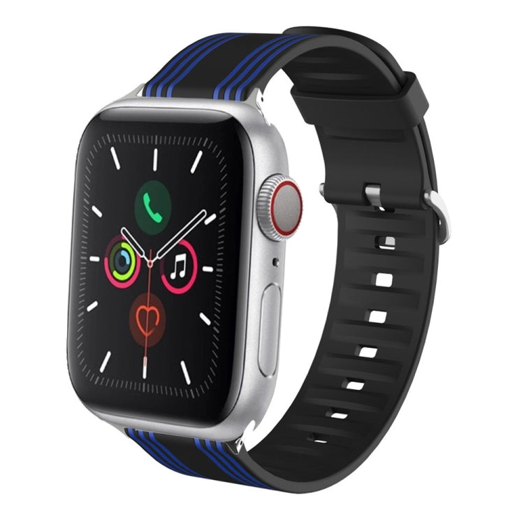 Cinturino dell'orologio sostituibile in silicone, For Apple Watch Series 8&7 41mm / SE 2&6&SE&5&4 40mm / 3&2&1 38mm, For Apple Watch Series 7 45mm / 6 & SE & 5 & 4 44mm / 3 & 2 & 1 42mm, For Apple Watch Series 7 41mm / 6 & SE & 5 & 4 40mm / 3 & 2 & 1 38mm