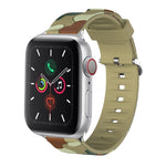Cinturino dell'orologio sostituibile in silicone, For Apple Watch Series 8&7 41mm / SE 2&6&SE&5&4 40mm / 3&2&1 38mm, For Apple Watch Series 7 45mm / 6 & SE & 5 & 4 44mm / 3 & 2 & 1 42mm, For Apple Watch Series 7 41mm / 6 & SE & 5 & 4 40mm / 3 & 2 & 1 38mm