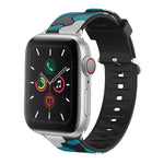 Cinturino dell'orologio sostituibile in silicone, For Apple Watch Series 8&7 41mm / SE 2&6&SE&5&4 40mm / 3&2&1 38mm, For Apple Watch Series 7 45mm / 6 & SE & 5 & 4 44mm / 3 & 2 & 1 42mm, For Apple Watch Series 7 41mm / 6 & SE & 5 & 4 40mm / 3 & 2 & 1 38mm
