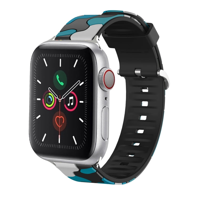 Cinturino dell'orologio sostituibile in silicone, For Apple Watch Series 8&7 41mm / SE 2&6&SE&5&4 40mm / 3&2&1 38mm, For Apple Watch Series 7 45mm / 6 & SE & 5 & 4 44mm / 3 & 2 & 1 42mm, For Apple Watch Series 7 41mm / 6 & SE & 5 & 4 40mm / 3 & 2 & 1 38mm