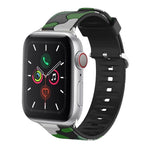 Cinturino dell'orologio sostituibile in silicone, For Apple Watch Series 8&7 41mm / SE 2&6&SE&5&4 40mm / 3&2&1 38mm, For Apple Watch Series 7 45mm / 6 & SE & 5 & 4 44mm / 3 & 2 & 1 42mm, For Apple Watch Series 7 41mm / 6 & SE & 5 & 4 40mm / 3 & 2 & 1 38mm