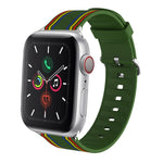 Cinturino dell'orologio sostituibile in silicone, For Apple Watch Series 8&7 41mm / SE 2&6&SE&5&4 40mm / 3&2&1 38mm, For Apple Watch Series 7 45mm / 6 & SE & 5 & 4 44mm / 3 & 2 & 1 42mm, For Apple Watch Series 7 41mm / 6 & SE & 5 & 4 40mm / 3 & 2 & 1 38mm