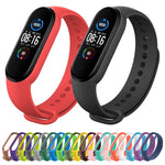 Per Xiaomi Mi Band 6 (CA8856) cinturino di ricambio in silicone tinta unita