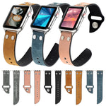 Cinghia per coltello in pelle, For Apple Watch Ultra 49mm / Series 8&7 45mm / SE 2&6&SE&5&4 44mm / 3&2&1 42mm, For Apple Watch Series 8&7 41mm / SE 2&6&SE&5&4 40mm / 3&2&1 38mm
