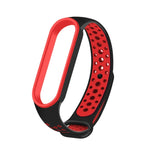 Per Xiaomi Mi Band 6 (CA8856) Cinturino di ricambio in silicone traspirante con fori
