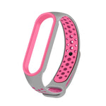 Per Xiaomi Mi Band 6 (CA8856) Cinturino di ricambio in silicone traspirante con fori