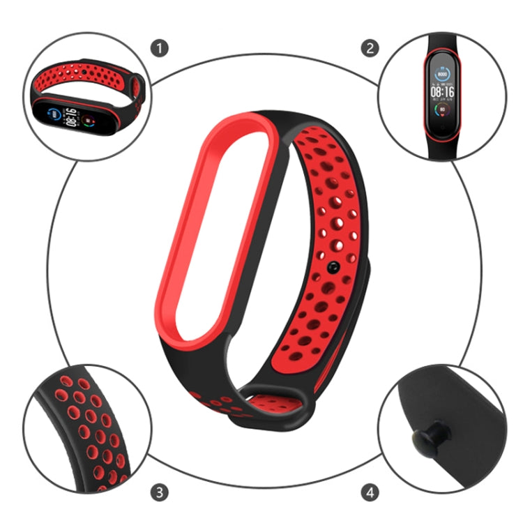 Cinturino silicone traspirante per Xiaomi Mi Band 6