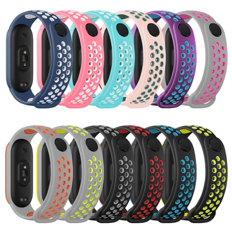 Per Xiaomi Mi Band 6 (CA8856) Cinturino di ricambio in silicone traspirante con fori