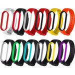 Per Xiaomi Mi Band 6 (CA8856) Cinturino di ricambio in silicone bicolore
