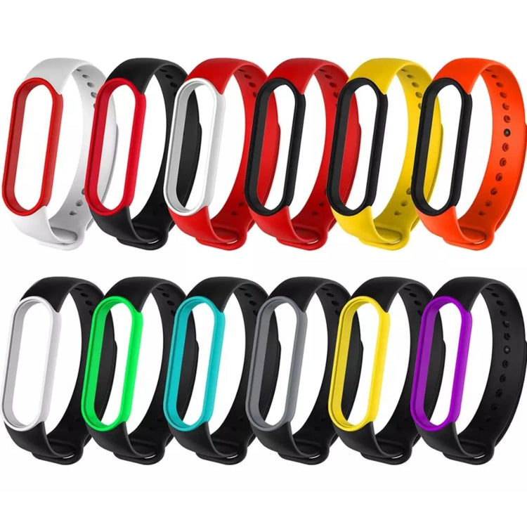Per Xiaomi Mi Band 6 (CA8856) Cinturino di ricambio in silicone bicolore