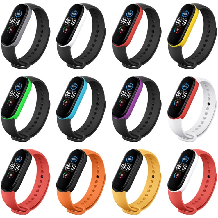 Per Xiaomi Mi Band 6 (CA8856) Cinturino di ricambio in silicone bicolore