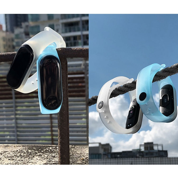 Per Xiaomi Mi Band 6 (CA8856) Cinturino di ricambio traslucido in silicone