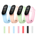 Per Xiaomi Mi Band 6 (CA8856) Cinturino di ricambio traslucido in silicone